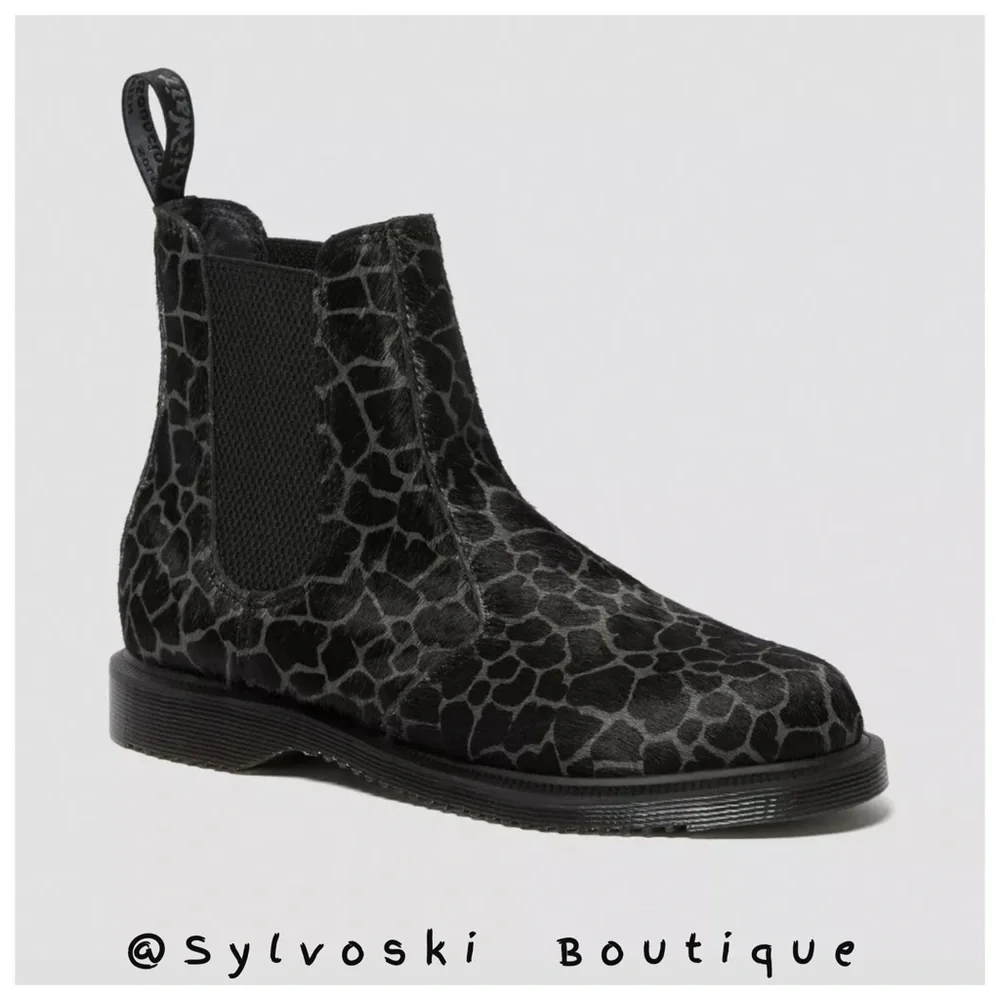 🖤 DR MARTENS FLORA WOMEN'S ANIMAL PRINT CHELSEA BOOTS NWT 🖤 - Picture 7 of 12
